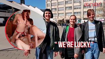 German Hotties Get Naughty On Spring Break In Lesbian Action