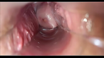 Intense Close-Up Of Vaginal Climax